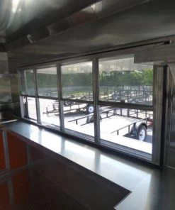 8.5' x 24' Concession Food Trailer Orange and Black With Appliances 78 8.5' x 24' Concession Food Trailer Orange and Black With Appliances -Cheap Concession Trailers Shop p1150961