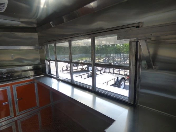 8.5' x 24' Concession Food Trailer Orange and Black With Appliances 35 8.5' x 24' Concession Food Trailer Orange and Black With Appliances - Image 35