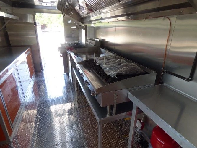8.5' x 24' Concession Food Trailer Orange and Black With Appliances 13 8.5' x 24' Concession Food Trailer Orange and Black With Appliances - Image 13
