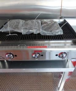 8.5' x 24' Concession Food Trailer Orange and Black With Appliances 67 8.5' x 24' Concession Food Trailer Orange and Black With Appliances -Cheap Concession Trailers Shop p1150968