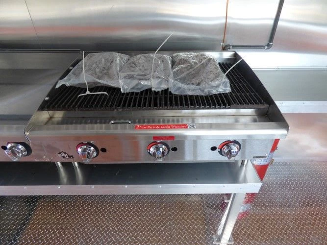 8.5' x 24' Concession Food Trailer Orange and Black With Appliances 24 8.5' x 24' Concession Food Trailer Orange and Black With Appliances - Image 24