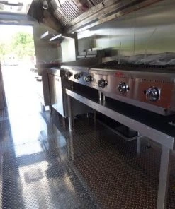 8.5' x 24' Concession Food Trailer Orange and Black With Appliances 49 8.5' x 24' Concession Food Trailer Orange and Black With Appliances -Cheap Concession Trailers Shop p1150972