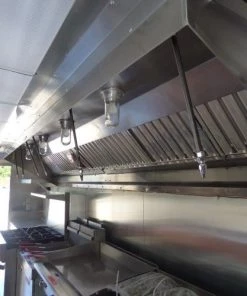 8.5' x 24' Concession Food Trailer Orange and Black With Appliances 64 8.5' x 24' Concession Food Trailer Orange and Black With Appliances -Cheap Concession Trailers Shop p1150973