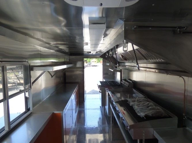 8.5' x 24' Concession Food Trailer Orange and Black With Appliances 7 8.5' x 24' Concession Food Trailer Orange and Black With Appliances - Image 7