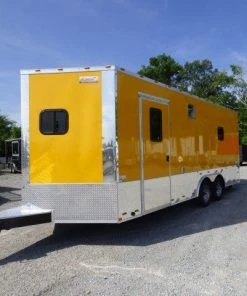 Concession Trailer 8.5' x 20' Yellow Event Catering Food Vending