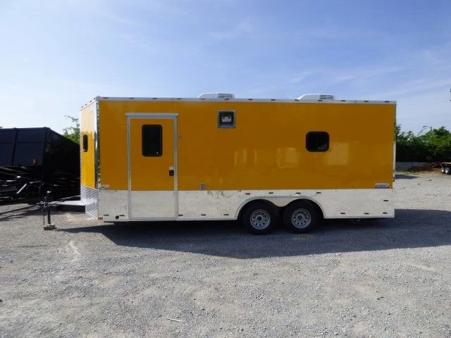 Concession Trailer 8.5' x 20' Yellow Event Catering Food Vending 8 Concession Trailer 8.5' x 20' Yellow Event Catering Food Vending - Image 8