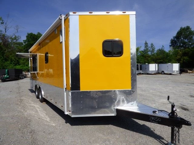 Concession Trailer 8.5' x 20' Yellow Event Catering Food Vending 16 Concession Trailer 8.5' x 20' Yellow Event Catering Food Vending - Image 16