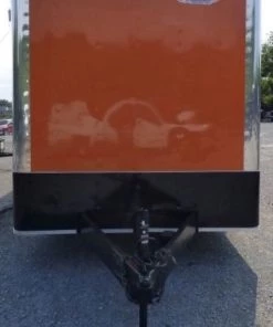 8.5' x 30' Concession Food Trailer Orange BBQ Catering Event Trailer -Cheap Concession Trailers Shop p1160109 1