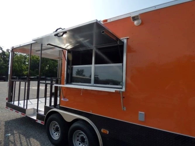 8.5' x 30' Concession Food Trailer Orange With Appliances 65 8.5' x 30' Concession Food Trailer Orange With Appliances - Image 65