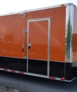 8.5' x 30' Concession Food Trailer Orange With Appliances 133 8.5' x 30' Concession Food Trailer Orange With Appliances -Cheap Concession Trailers Shop p1160120 1 1