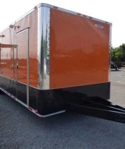 8.5' x 30' Concession Food Trailer Orange With Appliances 191 8.5' x 30' Concession Food Trailer Orange With Appliances -Cheap Concession Trailers Shop p1160121 1 1