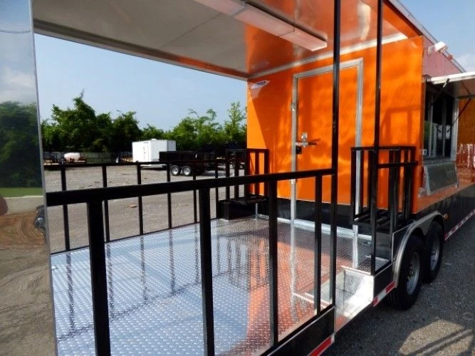8.5' x 30' Concession Food Trailer Orange With Appliances 15 8.5' x 30' Concession Food Trailer Orange With Appliances - Image 15