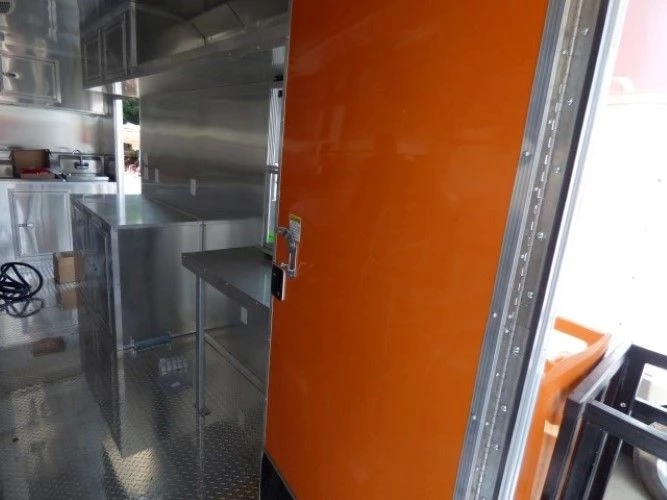 8.5' x 30' Concession Food Trailer Orange With Appliances 106 8.5' x 30' Concession Food Trailer Orange With Appliances - Image 106
