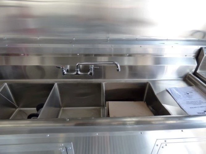 8.5' x 30' Concession Food Trailer Orange With Appliances 74 8.5' x 30' Concession Food Trailer Orange With Appliances - Image 74