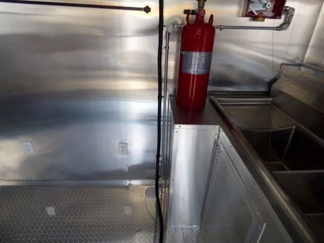 8.5' x 30' Concession Food Trailer Orange With Appliances 79 8.5' x 30' Concession Food Trailer Orange With Appliances - Image 79