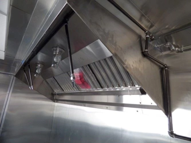 8.5' x 30' Concession Food Trailer Orange With Appliances 13 8.5' x 30' Concession Food Trailer Orange With Appliances - Image 13