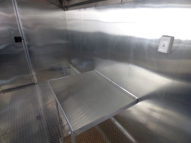 8.5' x 30' Concession Food Trailer Orange With Appliances 7 8.5' x 30' Concession Food Trailer Orange With Appliances - Image 7