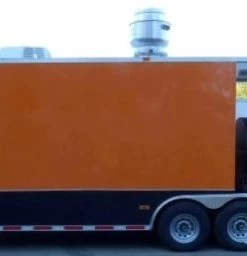8.5' x 30' Concession Food Trailer Orange With Appliances 127 8.5' x 30' Concession Food Trailer Orange With Appliances -Cheap Concession Trailers Shop p1160215 1 1