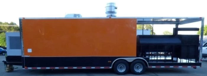 8.5' x 30' Concession Food Trailer Orange With Appliances 20 8.5' x 30' Concession Food Trailer Orange With Appliances - Image 20