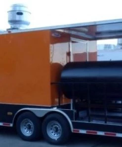 8.5' x 30' Concession Food Trailer Orange With Appliances 134 8.5' x 30' Concession Food Trailer Orange With Appliances -Cheap Concession Trailers Shop p1160216 1 1