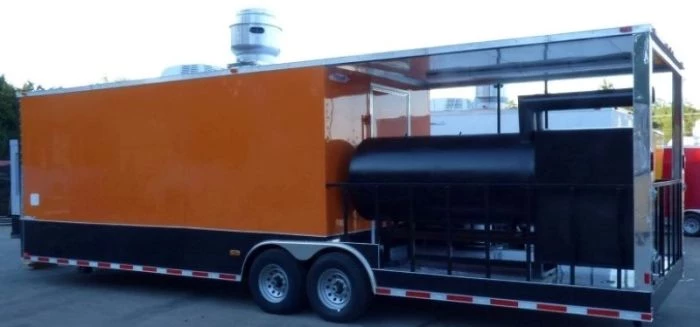 8.5' x 30' Concession Food Trailer Orange With Appliances 27 8.5' x 30' Concession Food Trailer Orange With Appliances - Image 27