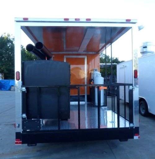 8.5' x 30' Concession Food Trailer Orange With Appliances 57 8.5' x 30' Concession Food Trailer Orange With Appliances - Image 57