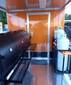 8.5' x 30' Concession Food Trailer Orange With Appliances 119 8.5' x 30' Concession Food Trailer Orange With Appliances -Cheap Concession Trailers Shop p1160221 1 1