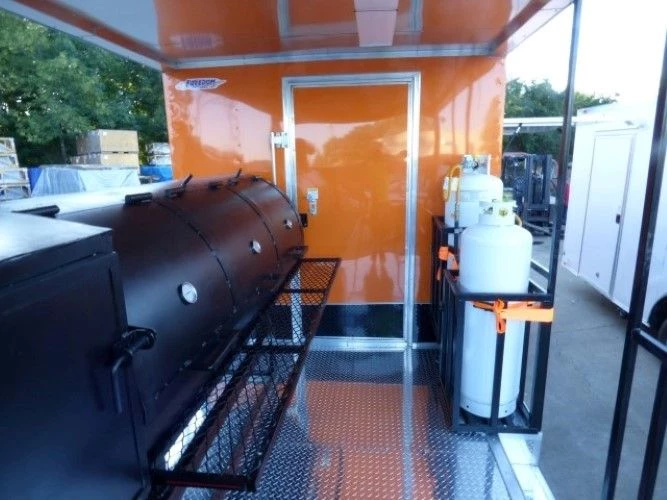 8.5' x 30' Concession Food Trailer Orange With Appliances 12 8.5' x 30' Concession Food Trailer Orange With Appliances - Image 12