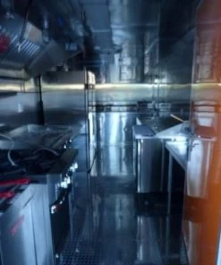 8.5' x 30' Concession Food Trailer Orange With Appliances 205 8.5' x 30' Concession Food Trailer Orange With Appliances -Cheap Concession Trailers Shop p1160222 1 1