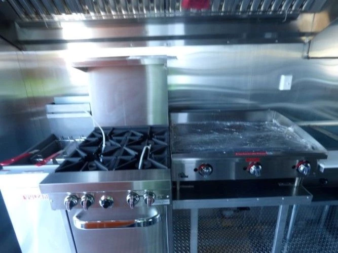 8.5' x 30' Concession Food Trailer Orange With Appliances 108 8.5' x 30' Concession Food Trailer Orange With Appliances - Image 108