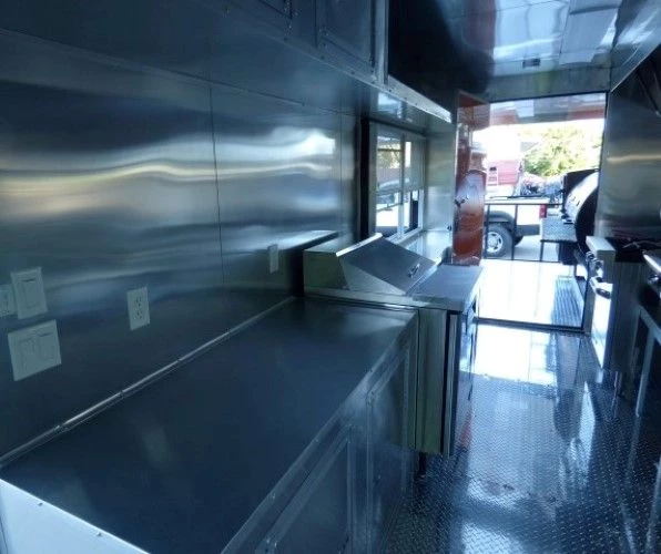 8.5' x 30' Concession Food Trailer Orange With Appliances 38 8.5' x 30' Concession Food Trailer Orange With Appliances - Image 38