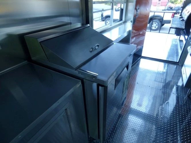 8.5' x 30' Concession Food Trailer Orange With Appliances 2 8.5' x 30' Concession Food Trailer Orange With Appliances - Image 2