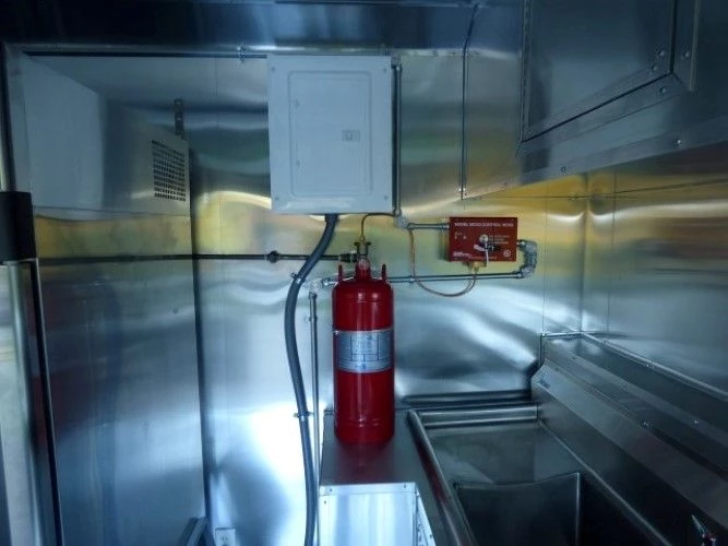 8.5' x 30' Concession Food Trailer Orange With Appliances 44 8.5' x 30' Concession Food Trailer Orange With Appliances - Image 44