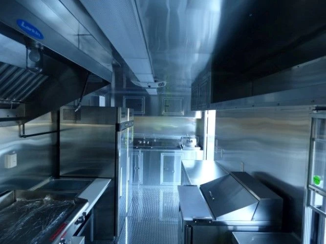 8.5' x 30' Concession Food Trailer Orange With Appliances 5 8.5' x 30' Concession Food Trailer Orange With Appliances - Image 5