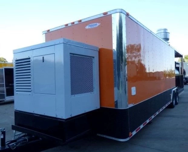 8.5' x 30' Concession Food Trailer Orange With Appliances 54 8.5' x 30' Concession Food Trailer Orange With Appliances - Image 54