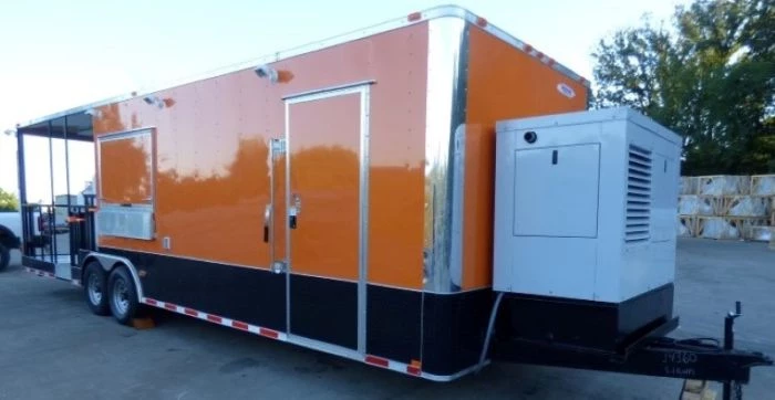 8.5' x 30' Concession Food Trailer Orange With Appliances 105 8.5' x 30' Concession Food Trailer Orange With Appliances - Image 105