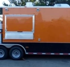 8.5' x 30' Concession Food Trailer Orange With Appliances 162 8.5' x 30' Concession Food Trailer Orange With Appliances -Cheap Concession Trailers Shop p1160276 1 1