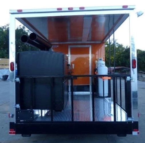 8.5' x 30' Concession Food Trailer Orange With Appliances 72 8.5' x 30' Concession Food Trailer Orange With Appliances - Image 72