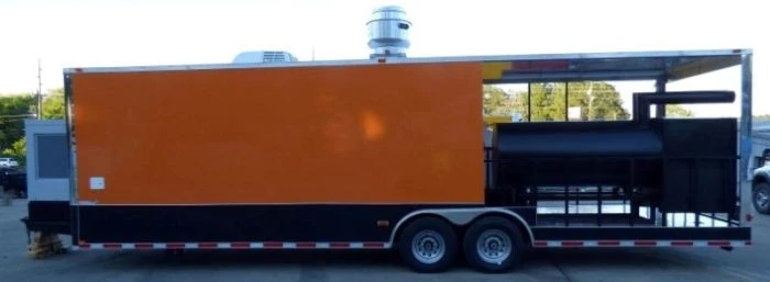 8.5' x 30' Concession Food Trailer Orange With Appliances 4 8.5' x 30' Concession Food Trailer Orange With Appliances - Image 4