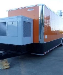 8.5' x 30' Concession Food Trailer Orange With Appliances 160 8.5' x 30' Concession Food Trailer Orange With Appliances -Cheap Concession Trailers Shop p1160282 1 1