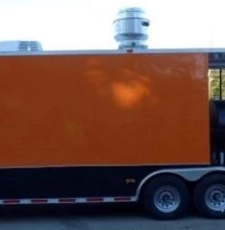 8.5' x 30' Concession Food Trailer Orange BBQ Catering Event Trailer -Cheap Concession Trailers Shop p1160289 1