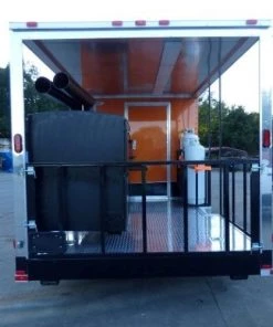 8.5' x 30' Concession Food Trailer Orange With Appliances 146 8.5' x 30' Concession Food Trailer Orange With Appliances -Cheap Concession Trailers Shop p1160291 1 1
