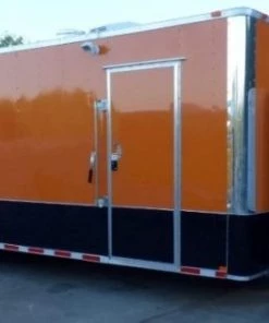 8.5' x 30' Concession Food Trailer Orange With Appliances 173 8.5' x 30' Concession Food Trailer Orange With Appliances -Cheap Concession Trailers Shop p1160296 1 1