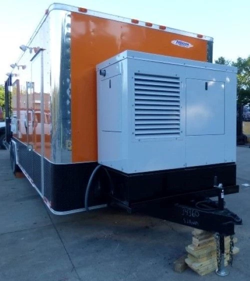 8.5' x 30' Concession Food Trailer Orange With Appliances 85 8.5' x 30' Concession Food Trailer Orange With Appliances - Image 85