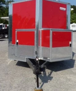 8.5' x 16' Concession Trailer Red Catering Event -Cheap Concession Trailers Shop p1160341