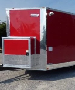 8.5' x 16' Concession Trailer Red Catering Event -Cheap Concession Trailers Shop p1160343