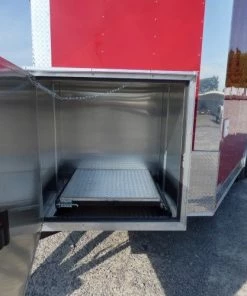 8.5' x 16' Concession Trailer Red Food With Appliances -Cheap Concession Trailers Shop p1160344 1