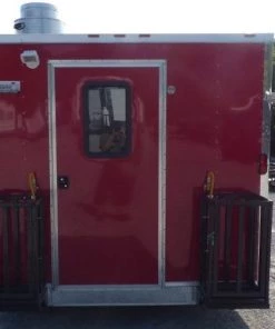 8.5' x 16' Concession Trailer Red Food With Appliances -Cheap Concession Trailers Shop p1160349 1