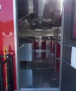 8.5' x 16' Concession Trailer Red Catering Event -Cheap Concession Trailers Shop p1160357