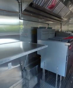 8.5' x 16' Concession Trailer Red Food With Appliances -Cheap Concession Trailers Shop p1160358 1